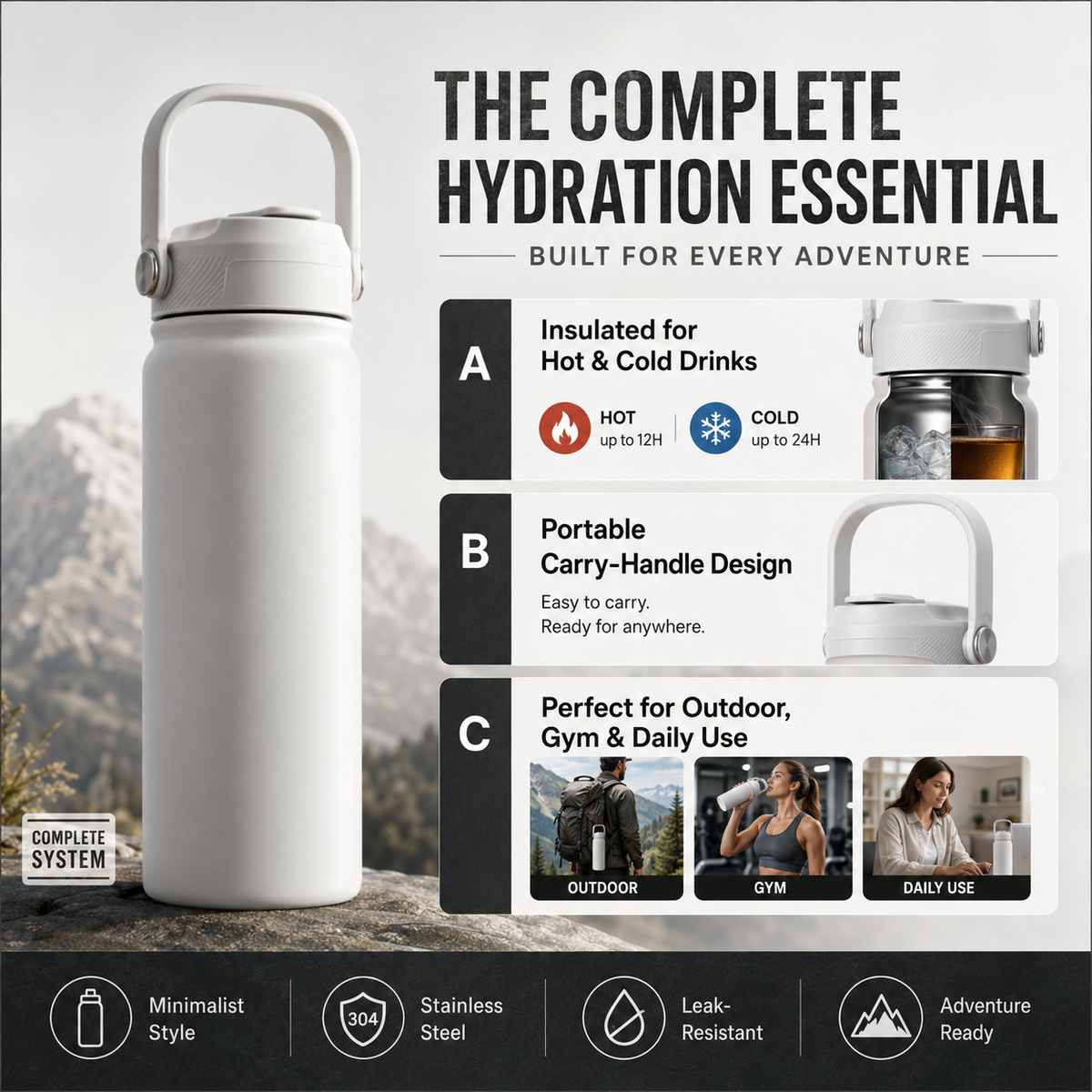 Premium Stainless Steel Insulated Tumbler