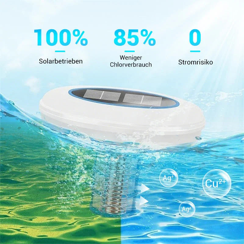 🏊‍♀️🌿💧 NO MORE HARSH CHLORINE! Solar Pool Ionizer – Gentle on Skin &amp; Eyes, Natural Purification, Keeps Water Sparkling Clean for Family Fun 🏖️🍃