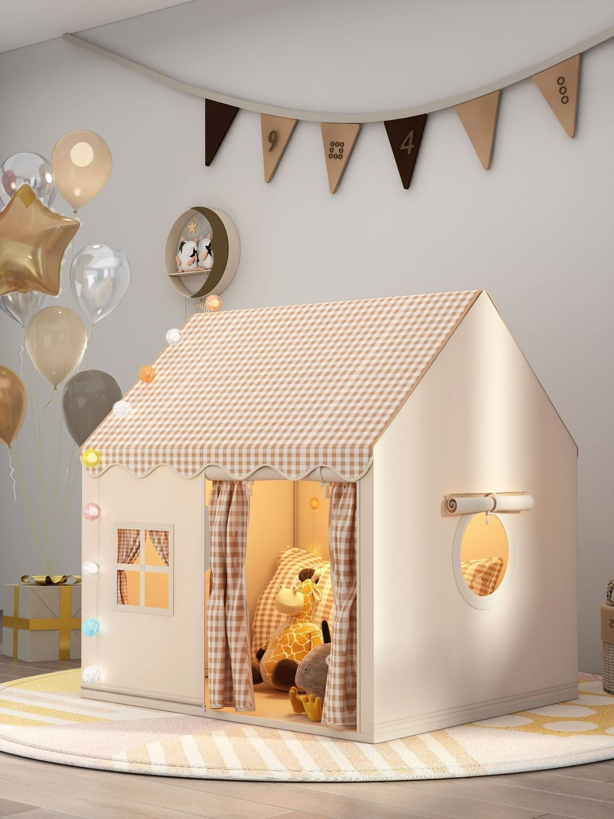 🏰 50% OFF NOW! ⏰ Children's Play Tent Castle – Spacious &amp; easy to set up – Breathable fabric, perfect for indoor or outdoor fun – encourages imaginative play ✨🧸
