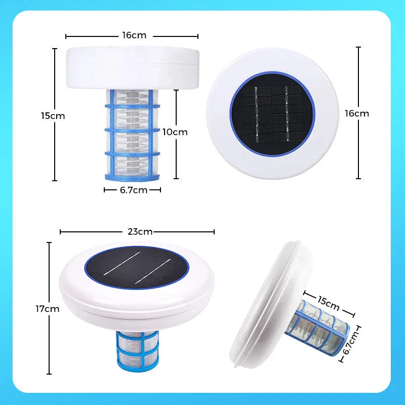 🏊‍♀️🌿💧 NO MORE HARSH CHLORINE! Solar Pool Ionizer – Gentle on Skin &amp; Eyes, Natural Purification, Keeps Water Sparkling Clean for Family Fun 🏖️🍃