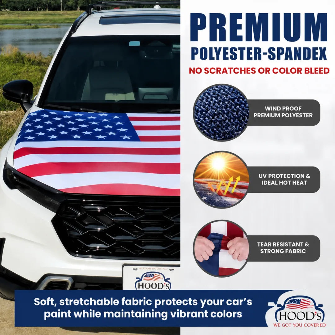 🎉4th Of July Flash Sale 65K+🔥American Car Hood Flag🦅