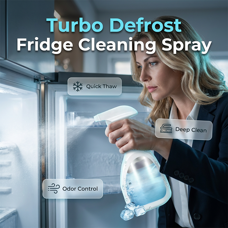 🔥 Buy 2 Get 1 Free! ❄️ Refrigerator De-Icing Cleaning Spray ✨ Quickly Removes Ice Buildup &amp; Keeps Your Fridge Fresh