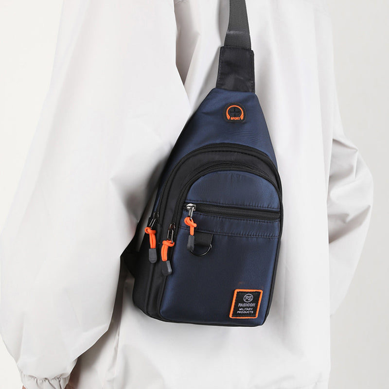 🎒 BUY 3 GET 4! ✨ Men's Waterproof Nylon Crossbody Bag - Multi-Compartment Organization with Adjustable Strap for Travel &amp; Everyday Use 🌧️💼