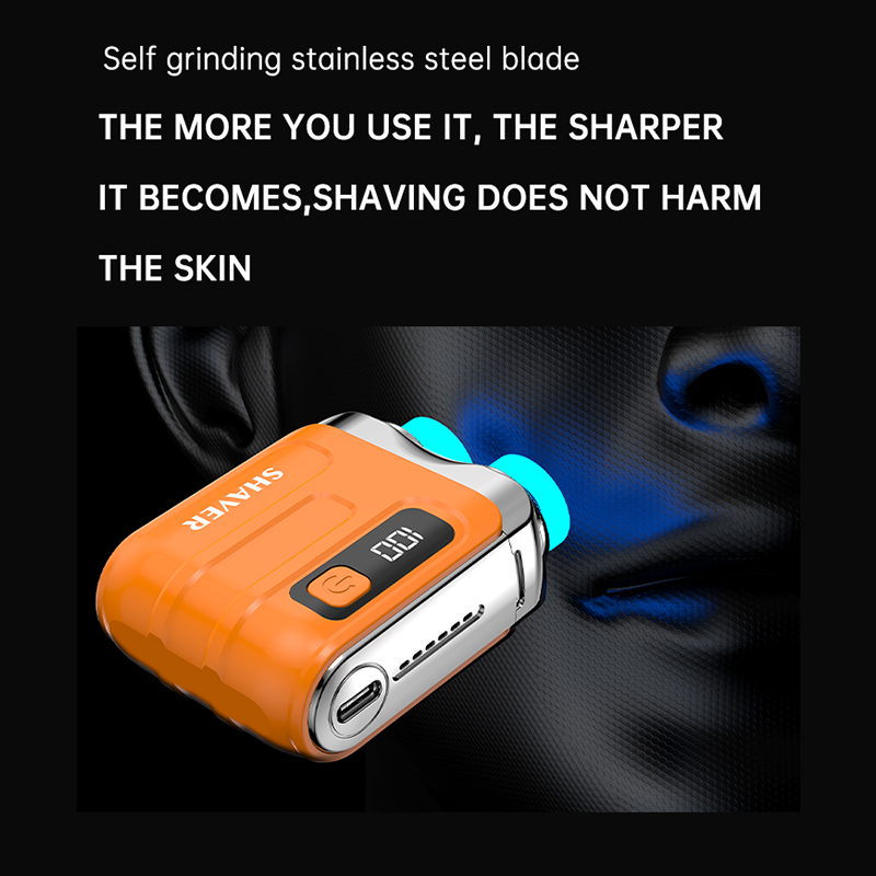 ⏳Time-Limited Special⏰Portable Mini Men's Electric Shaver – AI Beard Sensing, Magnetic Head, Fast Charge ✨