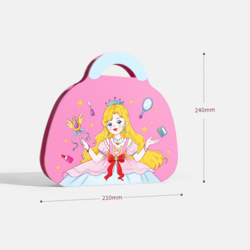 👑 50% OFF NOW! 🎨 Princess Makeup &amp; Diamond Painting Craft Kit – Mess-Free Paper Play, Realistic Fun for Girls ✨