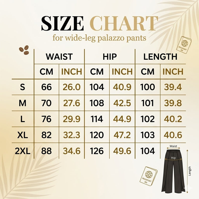 ✨ Chic &amp; Comfortable: Women's Flowing Chiffon Wide-Leg Pants For Every Occasion ✨