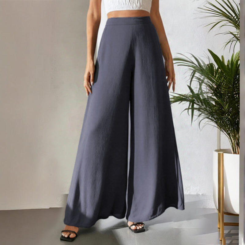 ✨ Chic &amp; Comfortable: Women's Flowing Chiffon Wide-Leg Pants For Every Occasion ✨