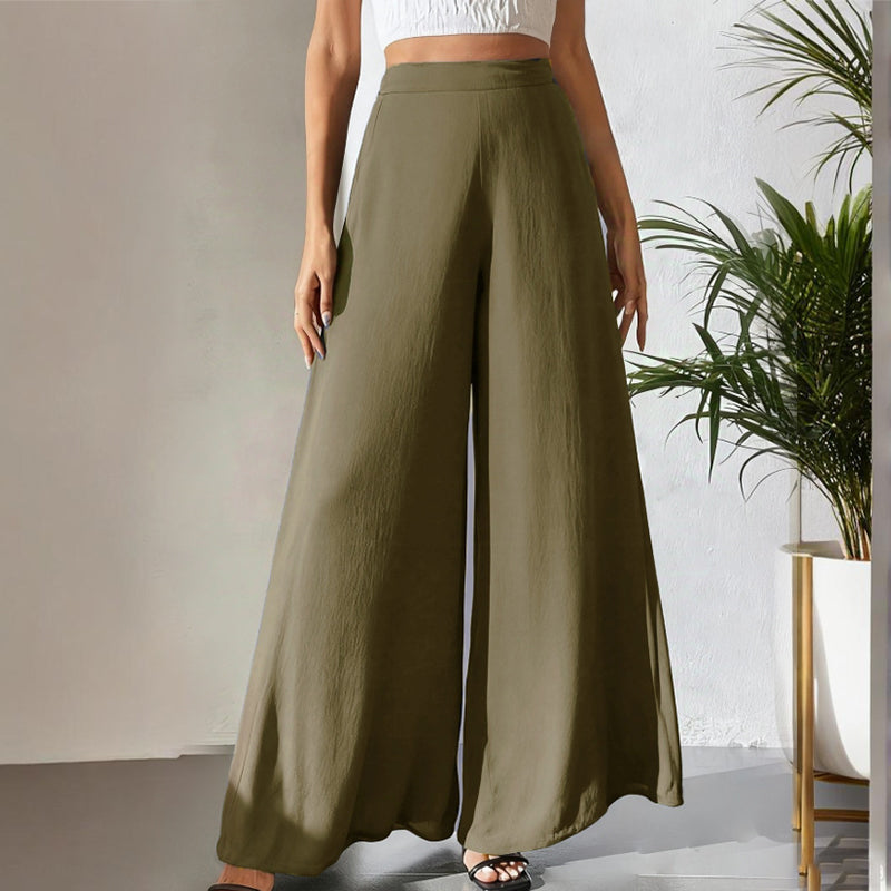 ✨ Chic &amp; Comfortable: Women's Flowing Chiffon Wide-Leg Pants For Every Occasion ✨