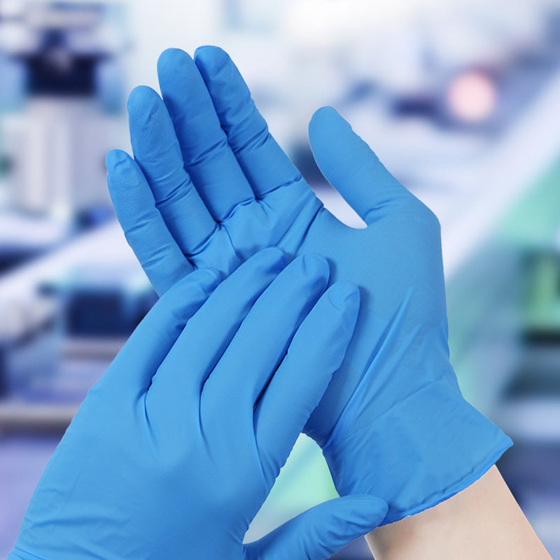 📢📢50% OFF !! ⏰100PCS Food-Grade Disposable Nitrile Gloves