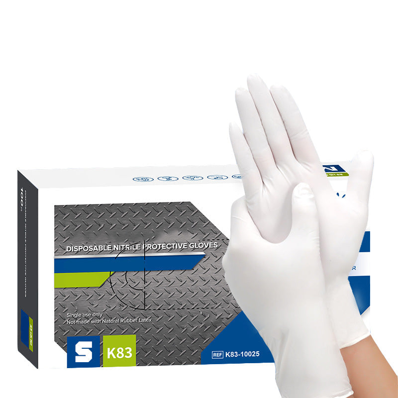 📢📢50% OFF !! ⏰100PCS Food-Grade Disposable Nitrile Gloves