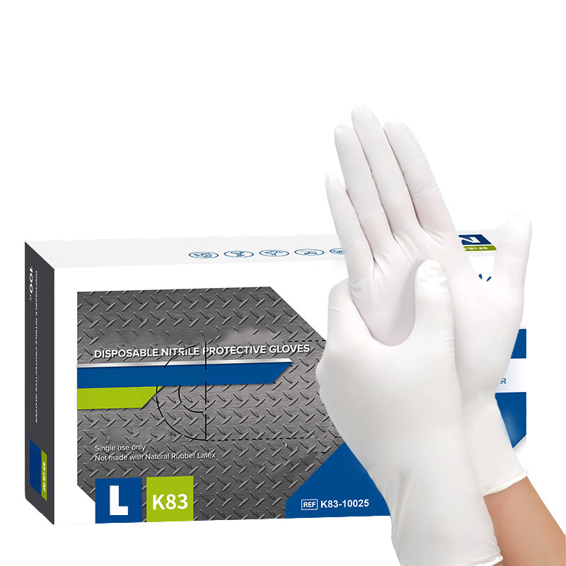 📢📢50% OFF !! ⏰100PCS Food-Grade Disposable Nitrile Gloves