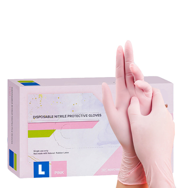 📢📢50% OFF !! ⏰100PCS Food-Grade Disposable Nitrile Gloves