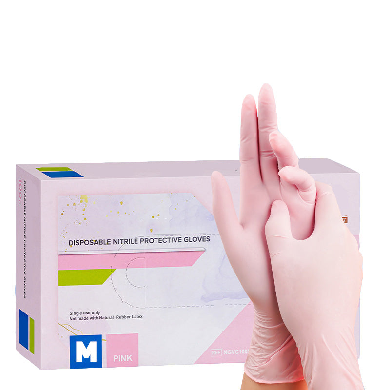 📢📢50% OFF !! ⏰100PCS Food-Grade Disposable Nitrile Gloves