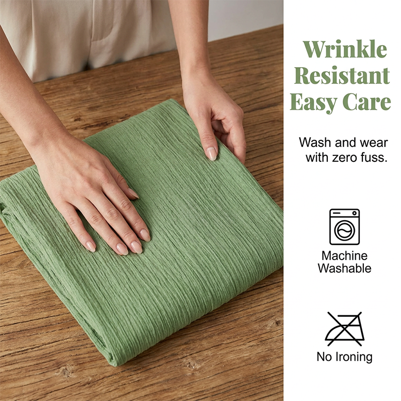 👖 50% OFF NOW!🌿 Women's Casual Solid-Color Loose-Fitting Pants – High-Waisted Wide Leg &amp; Crinkle Texture – Comfy Lounge Trousers ✨