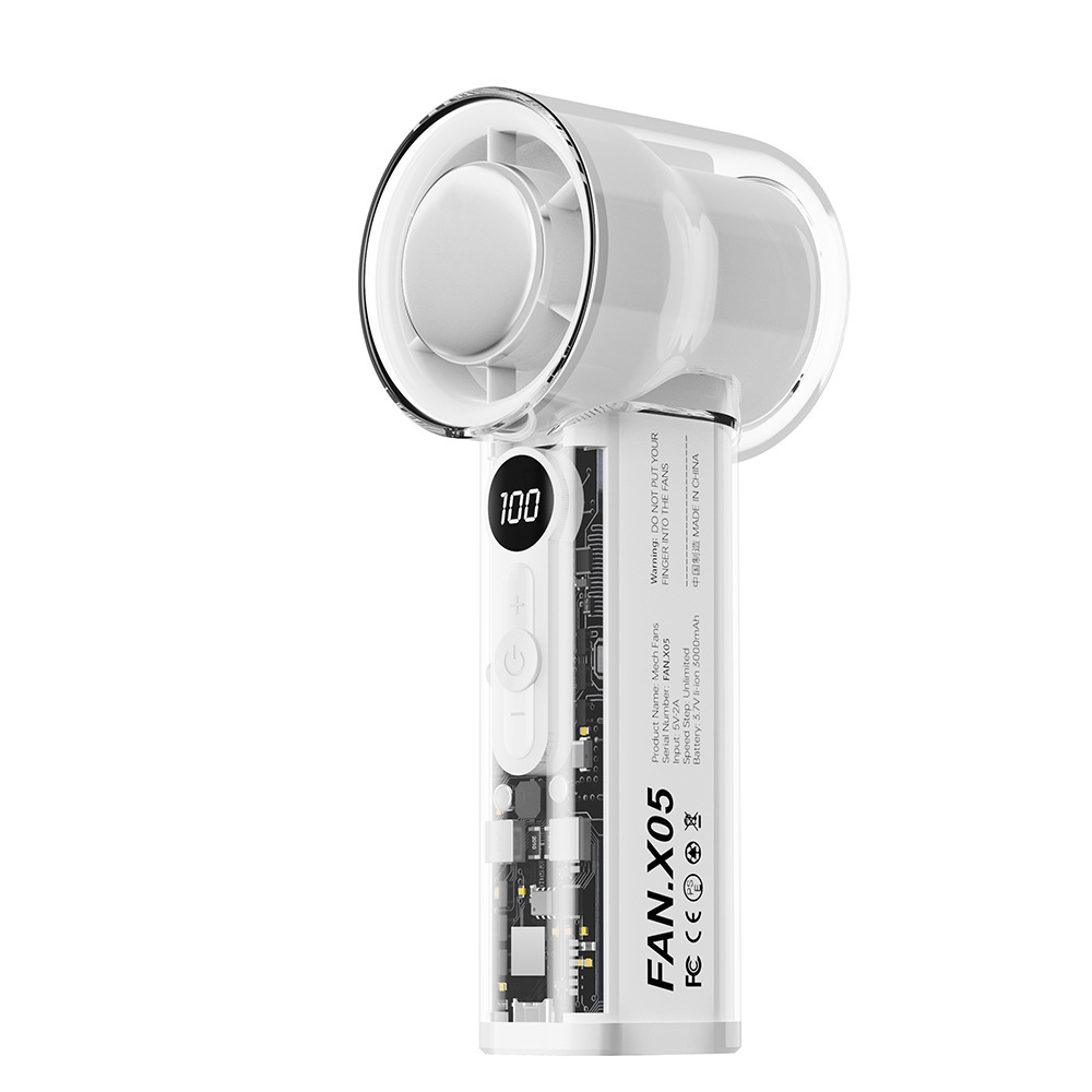 ⏳Time-Limited Special⏰Bladeless Portable Refrigeration Fan, 100+ Speed Adjustable Personal Mini Cooling Fan with Digital Display