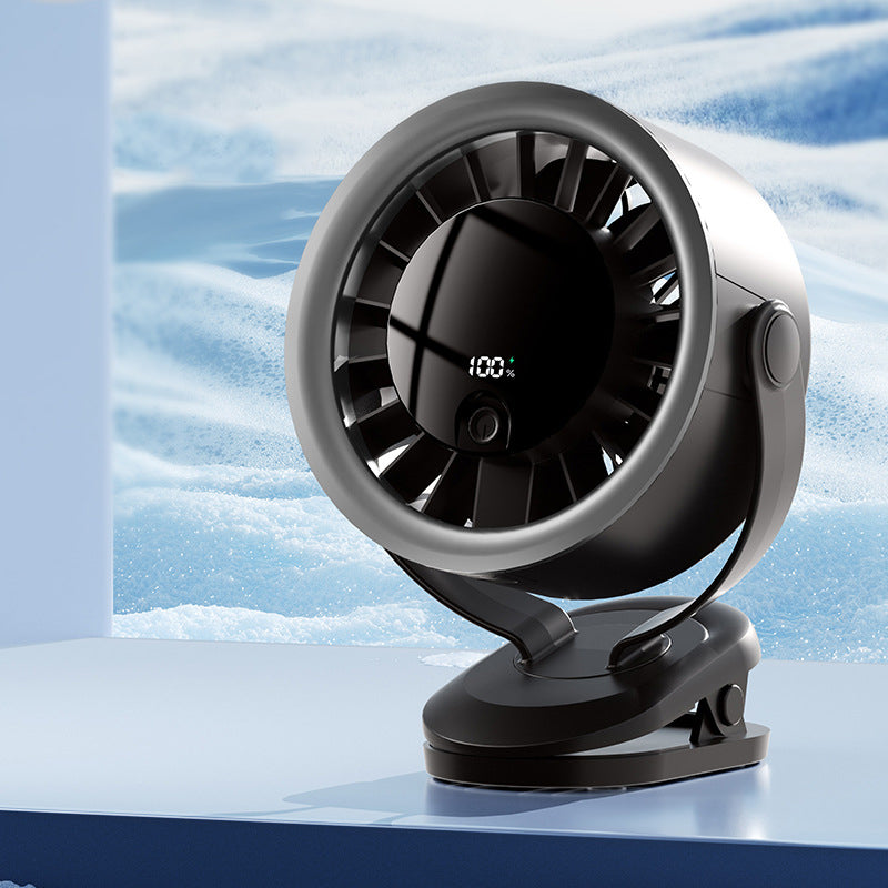 Portable USB Fan with Digital Display