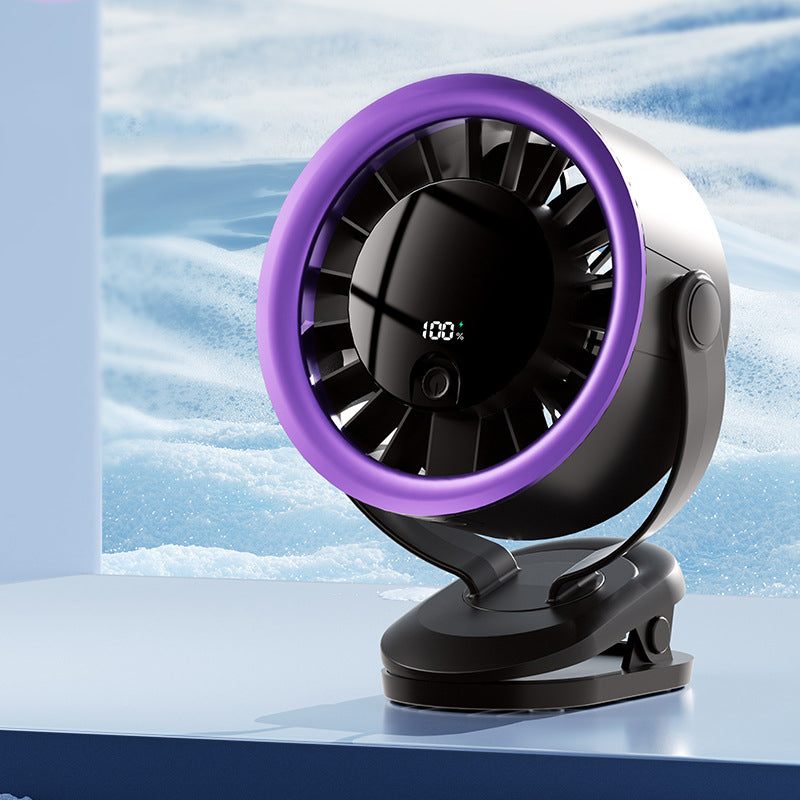 Portable USB Fan with Digital Display