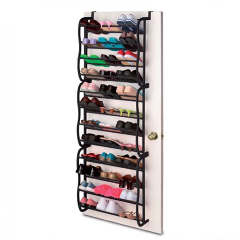 👟  Over-the-Door Shoe Rack Organizer – 24 pockets &amp; tool-free install – Fits standard doors, holds up to 24 pairs – perfect for entryway or closet 🚪✨