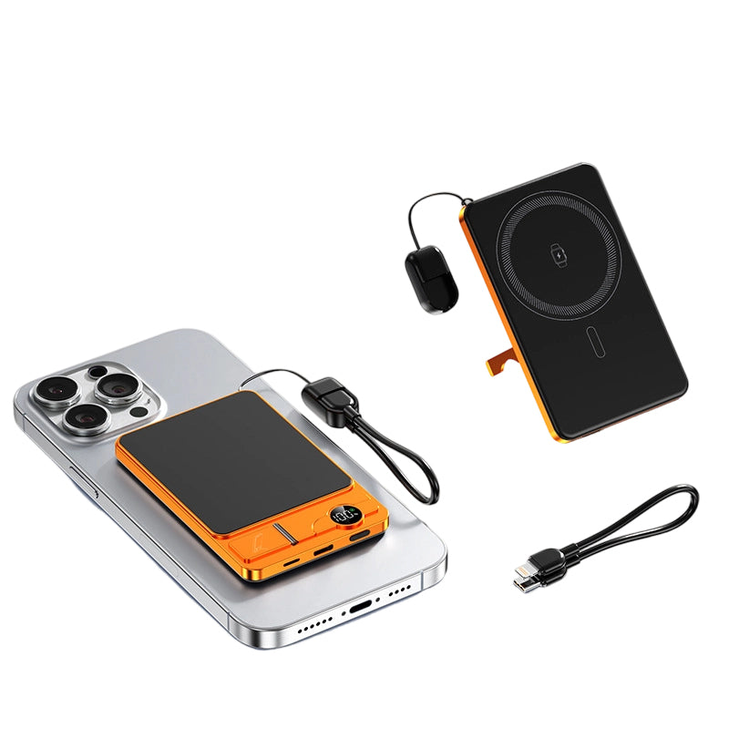 🔋✨Professional Magnetic Charger for Travelers &amp; Professionals 🧲| 22.5W Wired &amp; 15W Wireless | 10,000 mAh | Fast Delivery💥