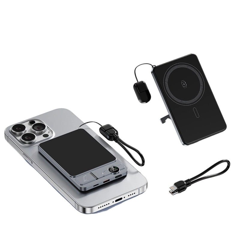 🔋✨Professional Magnetic Charger for Travelers &amp; Professionals 🧲| 22.5W Wired &amp; 15W Wireless | 10,000 mAh | Fast Delivery💥