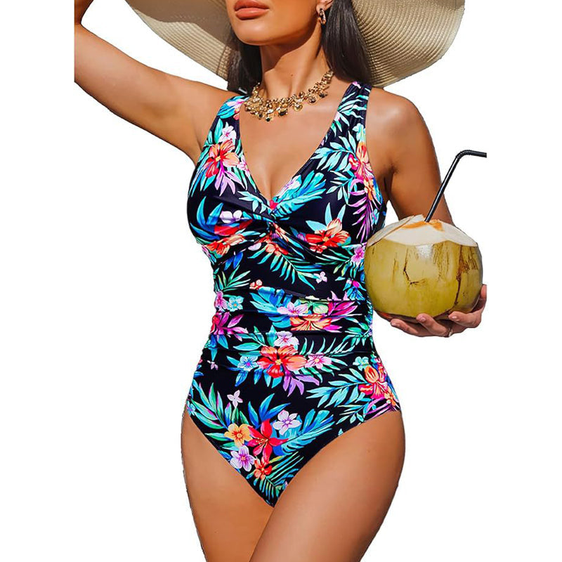 📢📢40% OFF !! ⏰Women's Tummy Control One-Piece Swimsuit
