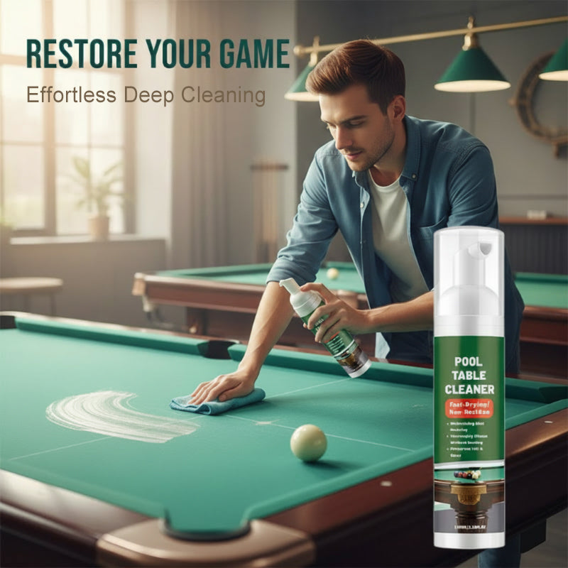 🥳2026 HOT SALE🥳💞50K+ SOLD!🎱🧽 50% OFF! Fast‑Drying Pool Table Felt Cleaner – Deep cleans chalk &amp; oils, cloth‑safe. Quick dry, no residue. Back to the game in minutes! ✨💨