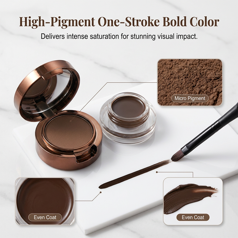 💧 Waterproof &amp; Smudge-Proof! 2-in-1 Eyeliner &amp; Brow Gel for a Flawless Look in Seconds. ✨
