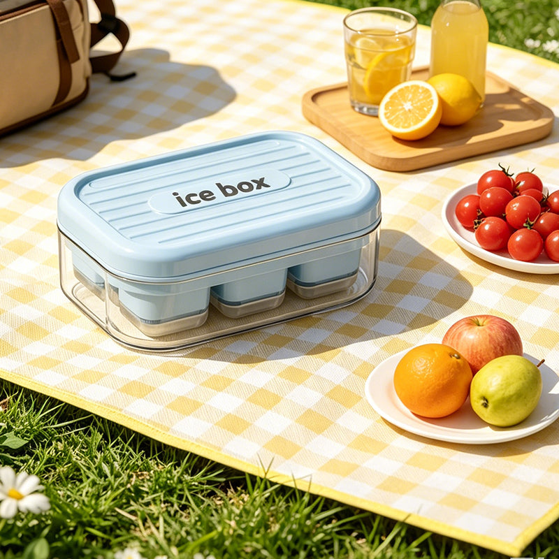 ⚠️ Tired of screaming at rock-hard ice trays? This  box pops cubes with ONE finger. Instant ice, zero rage! 😤➡️😌