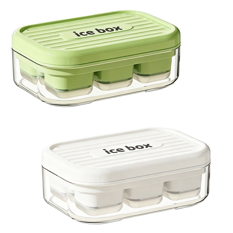 ⚠️ Tired of screaming at rock-hard ice trays? This  box pops cubes with ONE finger. Instant ice, zero rage! 😤➡️😌