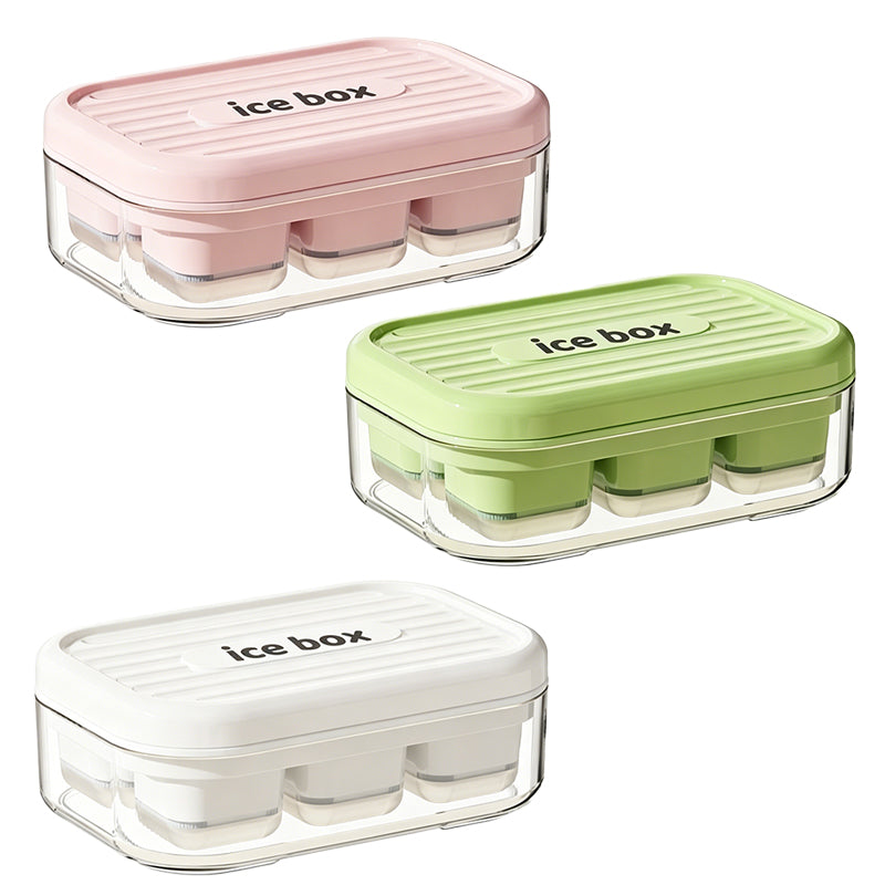 ⚠️ Tired of screaming at rock-hard ice trays? This  box pops cubes with ONE finger. Instant ice, zero rage! 😤➡️😌
