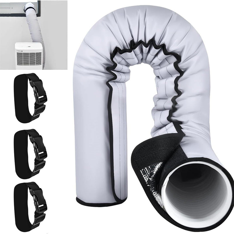 ❄️ LIMITED-TIME 50% OFF! ✨ AC Pipe Insulation Cover – Zipper closure, reusable. Protects pipes &amp; adds a clean look.✨