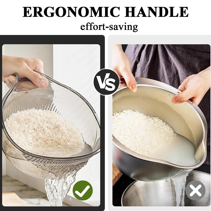 🥗 One Bowl, Many Jobs! Multi-Purpose Washer for Rice, Berries &amp; Veggies. 🍓