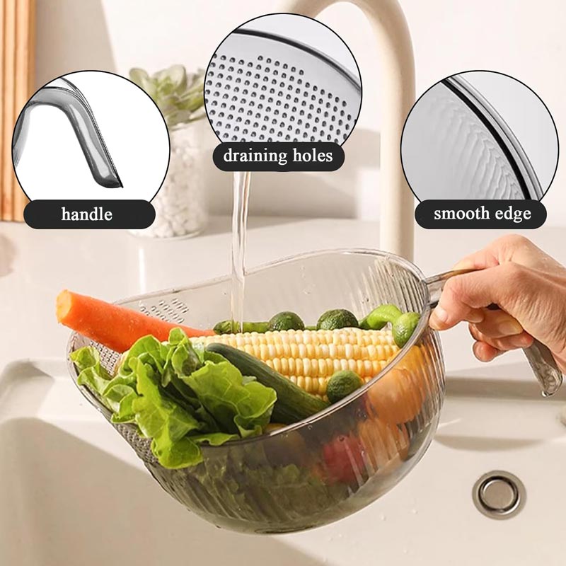 🥗 One Bowl, Many Jobs! Multi-Purpose Washer for Rice, Berries &amp; Veggies. 🍓