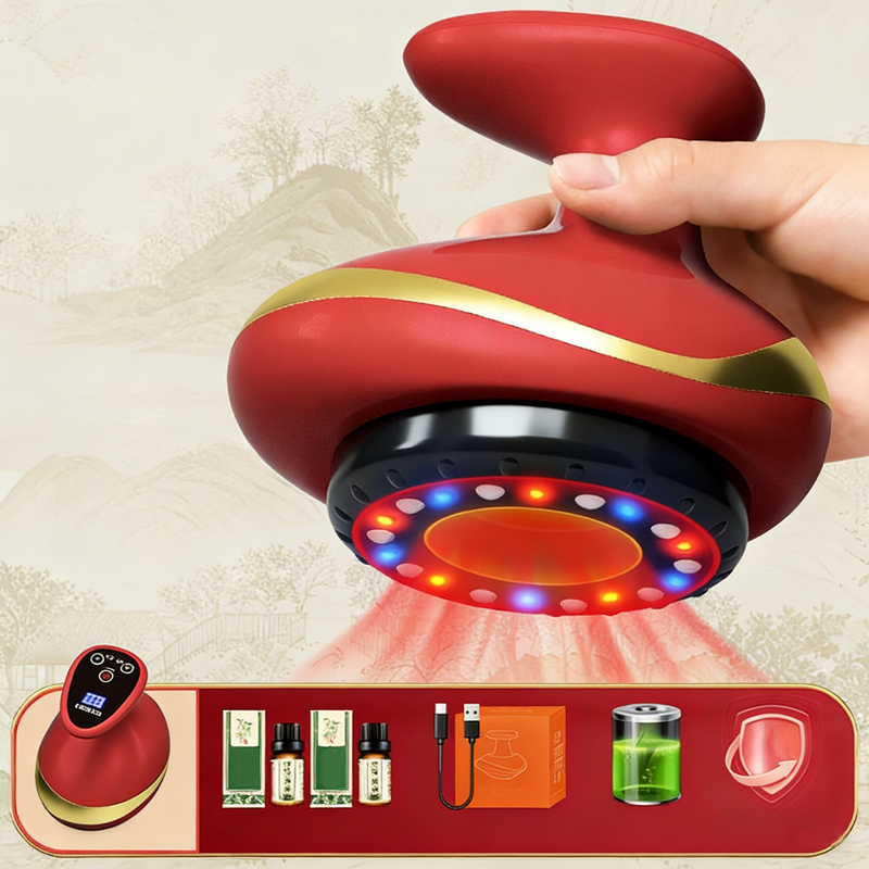⏳Limited-time 50% off⏰Smart Electric Cupping &amp; Gua Sha Massager