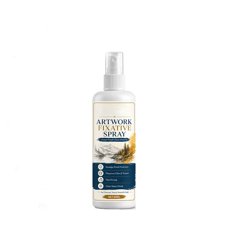 🥳2026 HOT SALE🥳💞50K+ SOLD!🎨🖌️ 50% OFF! Fast Drying Fixative Spray – Protects charcoal &amp; pastels from smudging. Ultra‑fine mist, no drips. Matte finish, colours stay true! 🛡️✨
