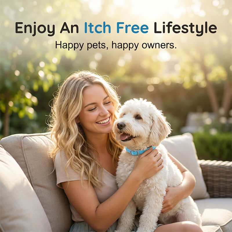 🎉 FLASH DEAL 45% OFF🐶🐱 – Plant-Based Flea &amp; Tick Collar 🌿 Up to 8 Months Protection, Slow-Release Oils, Water-Resistant 💦 Repels Mosquitoes &amp; Larvae, Comfortable &amp; Safe for Daily Wear 🐕