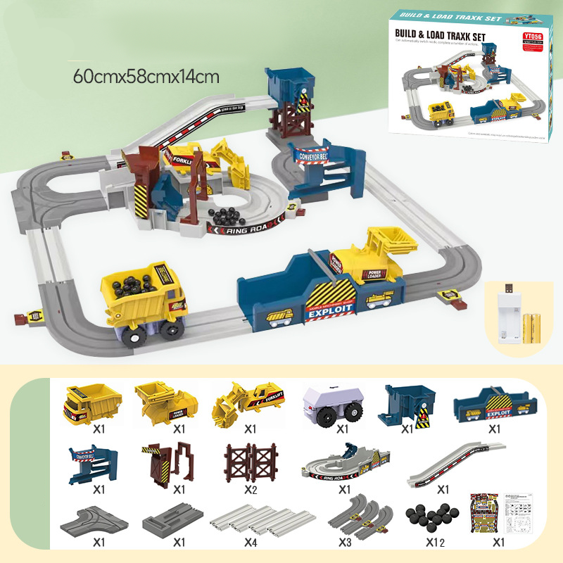 Interactive Electric Quarry Adventure Train &amp; Track Set