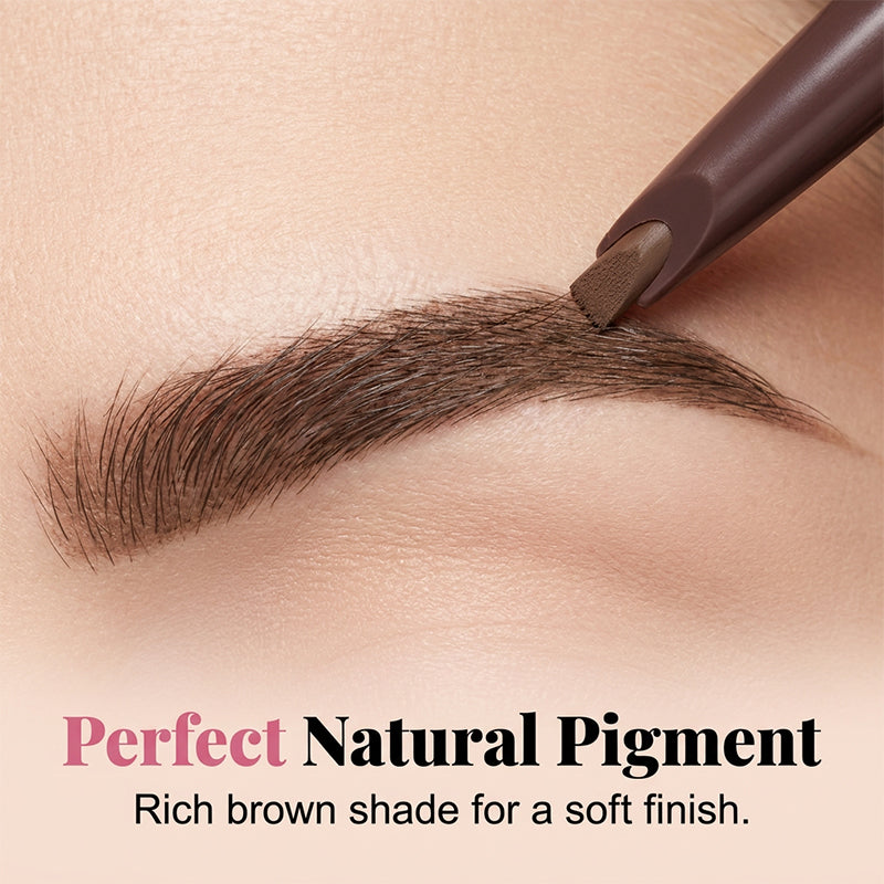 💄 FLASH SALE 50% OFF! 🌸 2-in-1 Eyebrow Pencil &amp; Tinted Gel – Micro-Fork Tip for Hair-Like Strokes, Waterproof &amp; Smudge-Proof, Natural Long-Lasting Brows 🏆