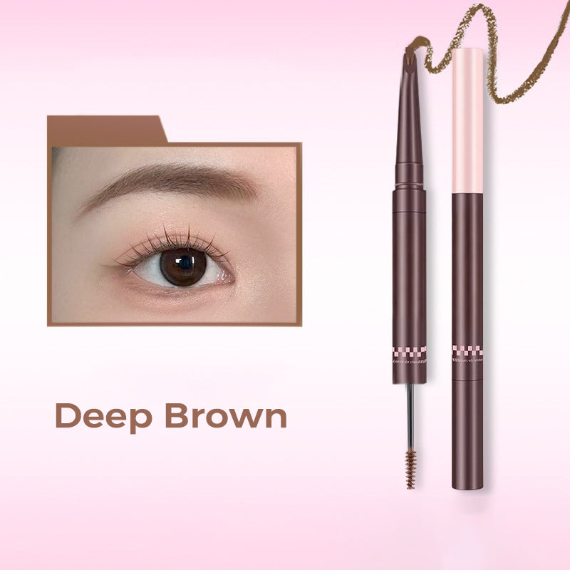 💄 FLASH SALE 50% OFF! 🌸 2-in-1 Eyebrow Pencil &amp; Tinted Gel – Micro-Fork Tip for Hair-Like Strokes, Waterproof &amp; Smudge-Proof, Natural Long-Lasting Brows 🏆