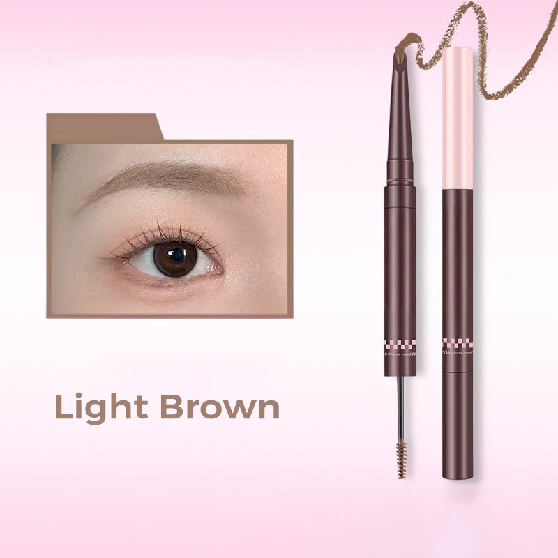 💄 FLASH SALE 50% OFF! 🌸 2-in-1 Eyebrow Pencil &amp; Tinted Gel – Micro-Fork Tip for Hair-Like Strokes, Waterproof &amp; Smudge-Proof, Natural Long-Lasting Brows 🏆