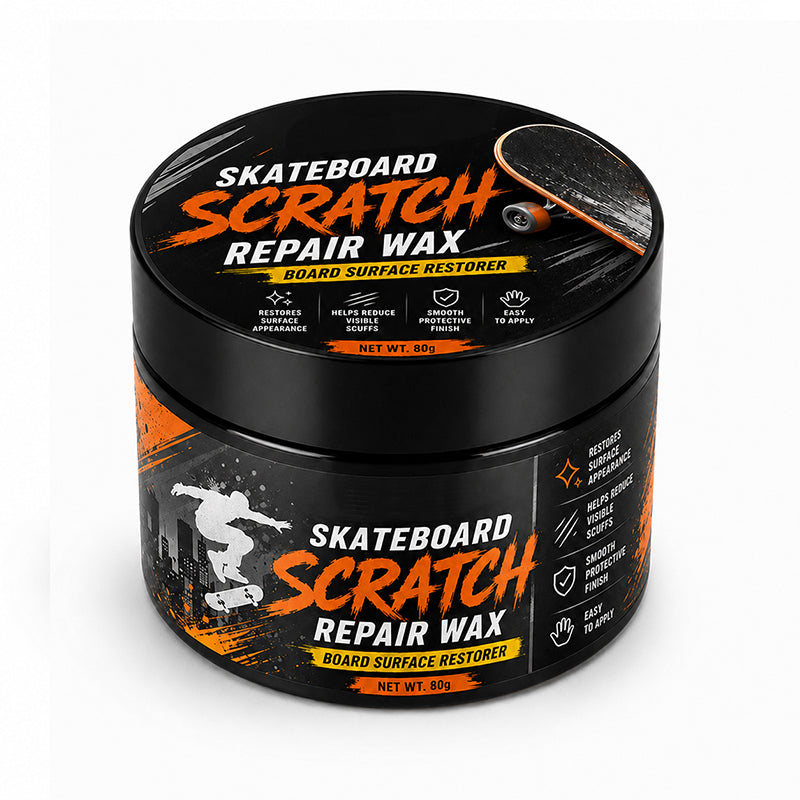🥳2026 HOT SALE🥳💞50K+ SOLD!🛹✨ 50% OFF! Skateboard Scratch Repair Cream – Reduces scuffs, restores surface shine. Easy sponge application. A quick refresh for your deck! 🧽💨