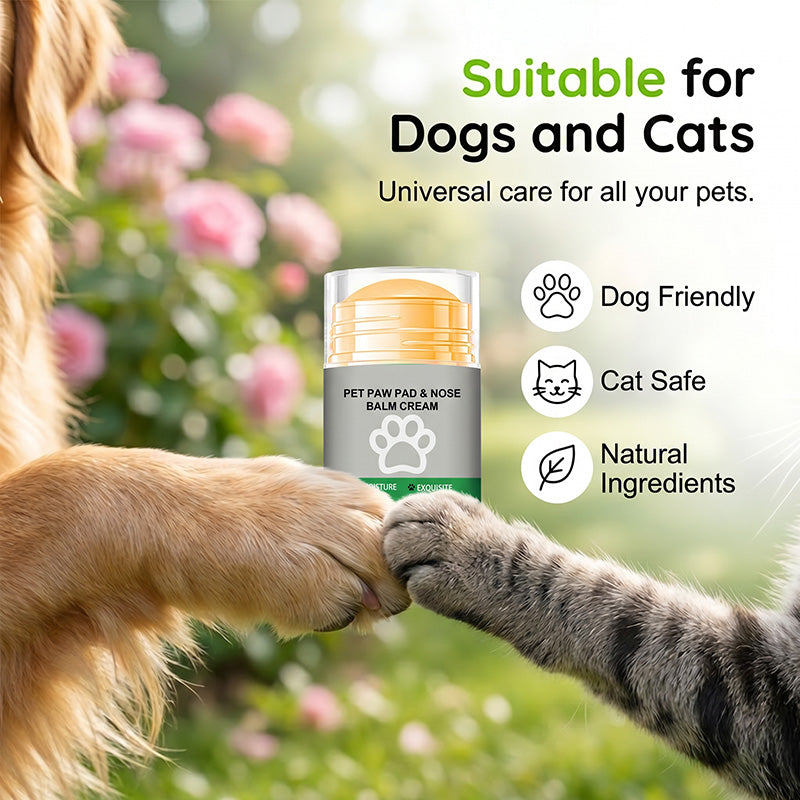 🔥Hot Sale 50% OFF🔥 Moisturizing Pet Paw Balm Stick – Coconut &amp; Beeswax, Lick-Safe, No-Mess 🐾