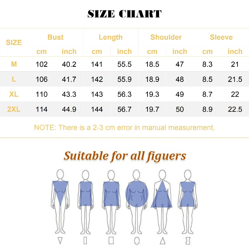 🌞 FLASH SALE 50% OFF ! 👗 Casual Loose Printed V-Neck Long Dress – Polyester – Lightweight &amp; Split Hem for Summer